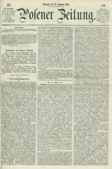 Posener Zeitung. 1862, [№] 48 (26 Februar) + dod.