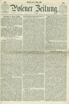 Posener Zeitung. 1862, [№] 54 (5 März)