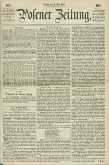 Posener Zeitung. 1862, [№] 105 (6 Mai) + dod.