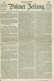 Posener Zeitung. 1862, [№] 110 (12 Mai) + dod.