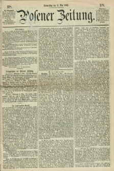 Posener Zeitung. 1862, [№] 118 (2 Mai) + dod.