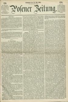 Posener Zeitung. 1862, [№] 120 (24 Mai) + dod.