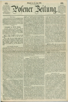 Posener Zeitung. 1862, [№] 133 (11 Juni) + dod.