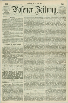 Posener Zeitung. 1862, [№] 134 (12 Juni) + dod.