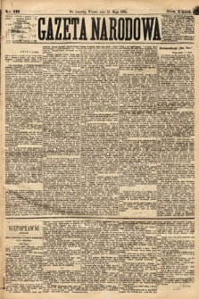 Gazeta Narodowa. 1884, nr 111