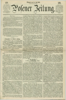 Posener Zeitung. 1862, [№] 139 (18 Juni) + dod.