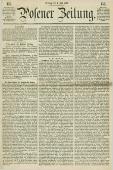 Posener Zeitung. 1862, [№] 153 (4 Juli) + dod.