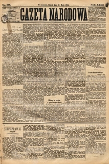 Gazeta Narodowa. 1884, nr 114