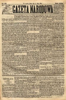 Gazeta Narodowa. 1884, nr 115