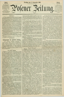 Posener Zeitung. 1862, [№] 204 (2 September) + dod.
