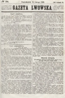 Gazeta Lwowska. 1866, nr 34