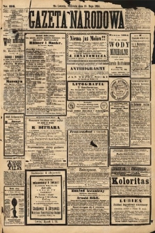 Gazeta Narodowa. 1884, nr 116
