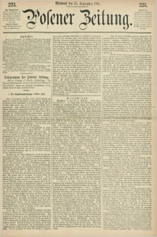 Posener Zeitung. 1862, [№] 223 (24 September) + dod.