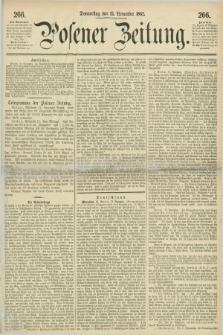 Posener Zeitung. 1862, [№] 266 (13 November) + dod.