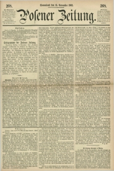 Posener Zeitung. 1862, [№] 268 (15 November) + dod.