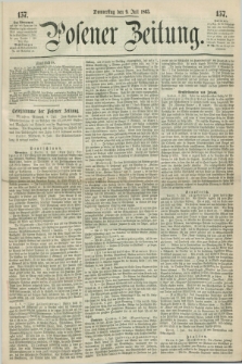 Posener Zeitung. 1863, [№] 157 (9 Juli) + dod.