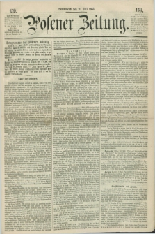 Posener Zeitung. 1863, [№] 159 (11 Juli) + dod.