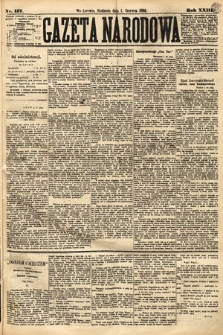 Gazeta Narodowa. 1884, nr 127