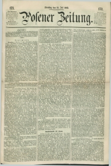 Posener Zeitung. 1863, [№] 173 (28 Juli) + dod.