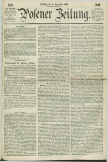 Posener Zeitung. 1863, [№] 209 (8 September) + dod.