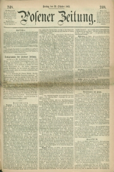 Posener Zeitung. 1863, [№] 248 (23 Oktober) + dod.