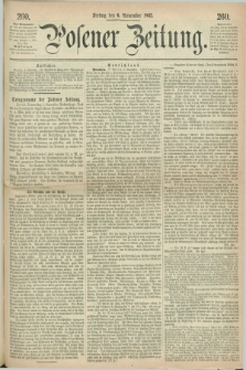 Posener Zeitung. 1863, [№] 260 (6 November) + dod.