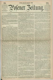 Posener Zeitung. 1863, [№] 272 (20 November)