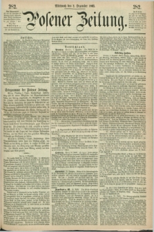 Posener Zeitung. 1863, [№] 282 (2 Dezember)