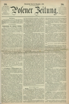 Posener Zeitung. 1863, [№] 291 (12 Dezember) + dod.