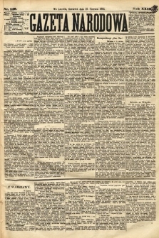 Gazeta Narodowa. 1884, nr 140