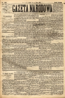 Gazeta Narodowa. 1884, nr 153