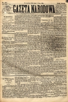 Gazeta Narodowa. 1884, nr 154