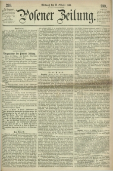 Posener Zeitung. 1864, [№] 239 (12 Oktober) + dod.