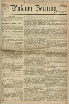 Posener Zeitung. 1864, [№] 272 (19 November) + dod.