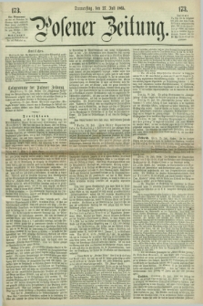 Posener Zeitung. 1865, [№] 173 (27 Juli) + dod.