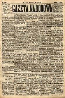 Gazeta Narodowa. 1884, nr 165
