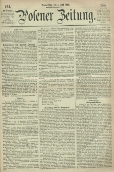 Posener Zeitung. 1866, [№] 154 (5 Juli) + dod.