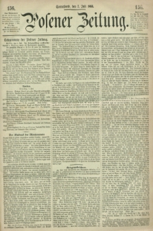Posener Zeitung. 1866, [№] 156 (7 Juli) + dod.