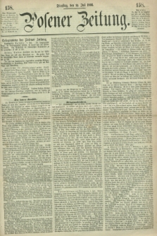 Posener Zeitung. 1866, [№] 158 (10 Juli) + dod.
