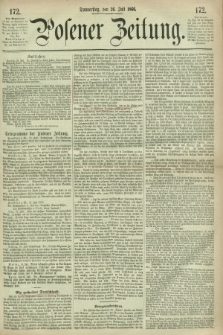 Posener Zeitung. 1866, [№] 172 (26 Juli) + dod.
