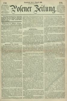 Posener Zeitung. 1866, [№] 180 (4 August) + dod.