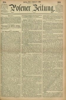 Posener Zeitung. 1866, [№] 209 (7 September) + dod.
