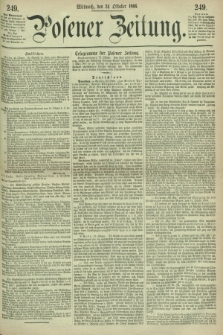 Posener Zeitung. 1866, [№] 249 (24 Oktober) + dod.