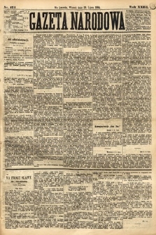 Gazeta Narodowa. 1884, nr 174