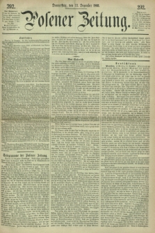 Posener Zeitung. 1866, [№] 292 (13 Dezember) + dod.