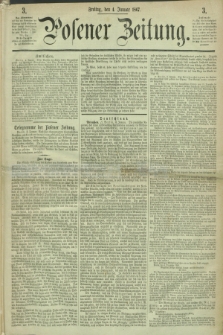 Posener Zeitung. 1867, [№] 3 (4 Januar) + dod.