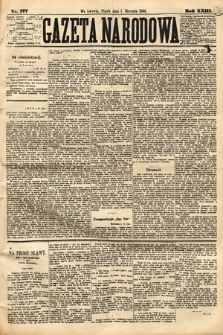 Gazeta Narodowa. 1884, nr 177