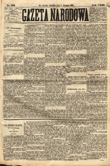 Gazeta Narodowa. 1884, nr 179