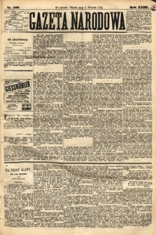 Gazeta Narodowa. 1884, nr 180