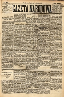 Gazeta Narodowa. 1884, nr 183